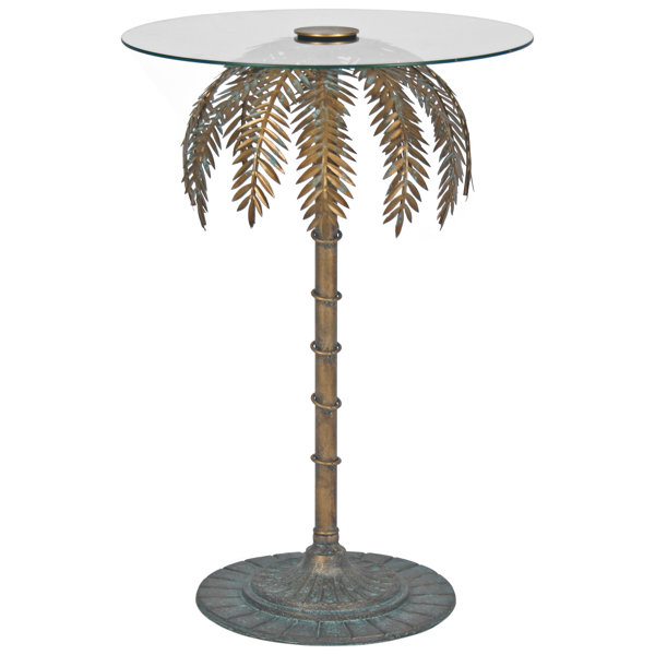 Bay Isle Home Hoddesd Palm Tree Side Table Wayfair.co.uk